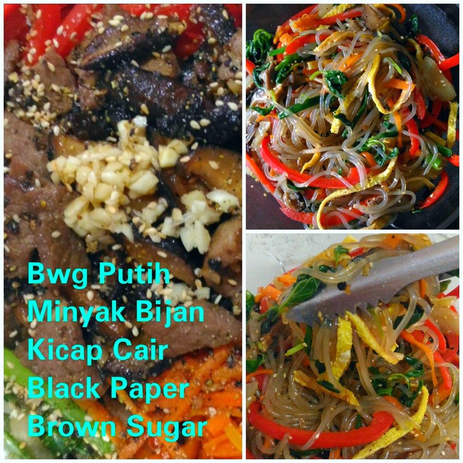 Resepi Japchae Sedap Tau