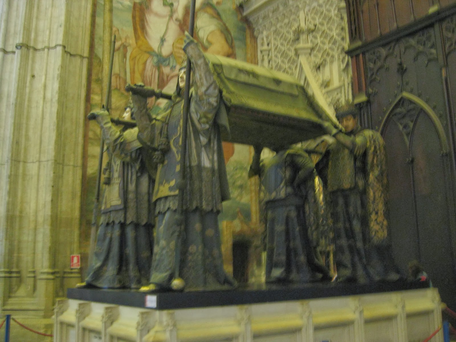 Seville - The tomb of Christopher Columbus