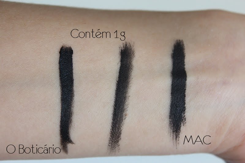 Comparando Fluidline Mac Delineador Em Pasta Contem 1g E Delineador