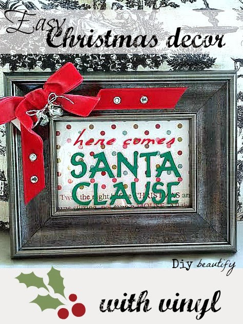 Merry Christmas and a Christmas Vinyl DIY - DIY Beautify - Creating