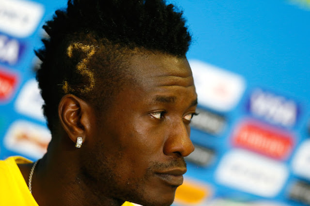 Black Stars captain, Asamoah Gyan.