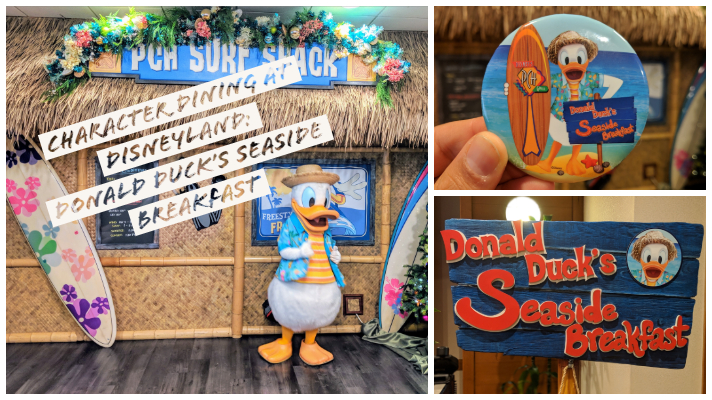 Character Dining at Disneyland: Donald Duck's Seaside Breakfast