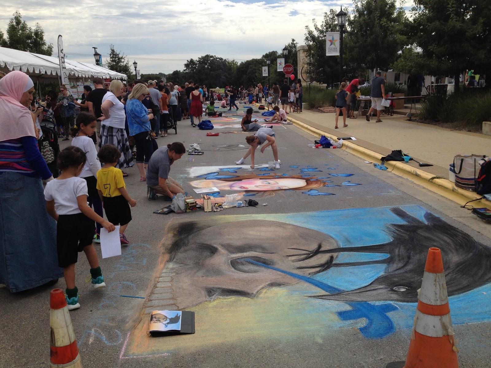 Somewhere In The Middle of Texas Round Rock Chalk Walk