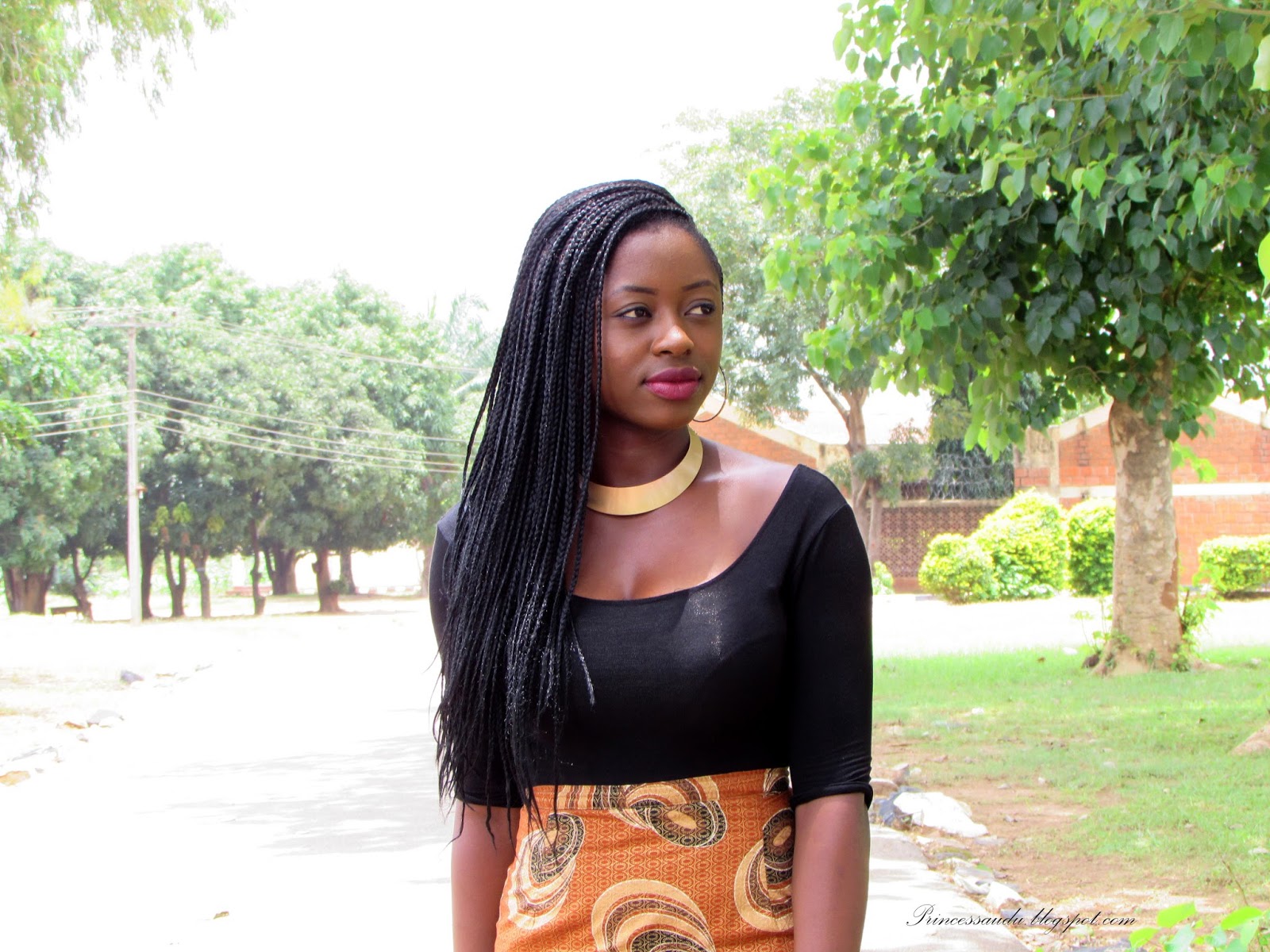 ankara skirt, african prints, how to style, midi-skirts, modern twist