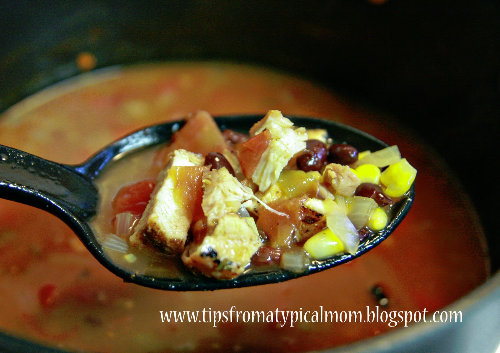 Grilled Chicken {Enchilada Soup} Recipe - Tips from a Typical Mom