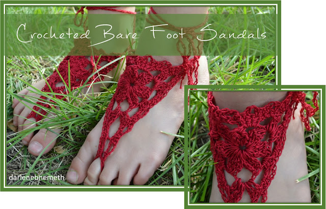 crochet pattern for barefoot sandals