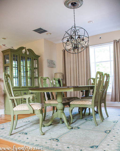 Cece Caldwell S Grand Prairie Sage Dining Room Set Lynn Fern I Really Did Enjoy Doing This Set Watching It Transform From An Outdated Cherry Stain To A Gorgeous Updated That My Client Can For Years Come