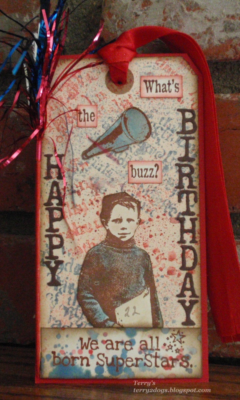 Terry's Paperboy Delivers Birthday Tag!