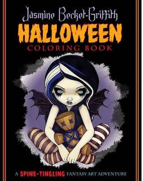 Halloween coloring book Jasmine Becket-Griffith