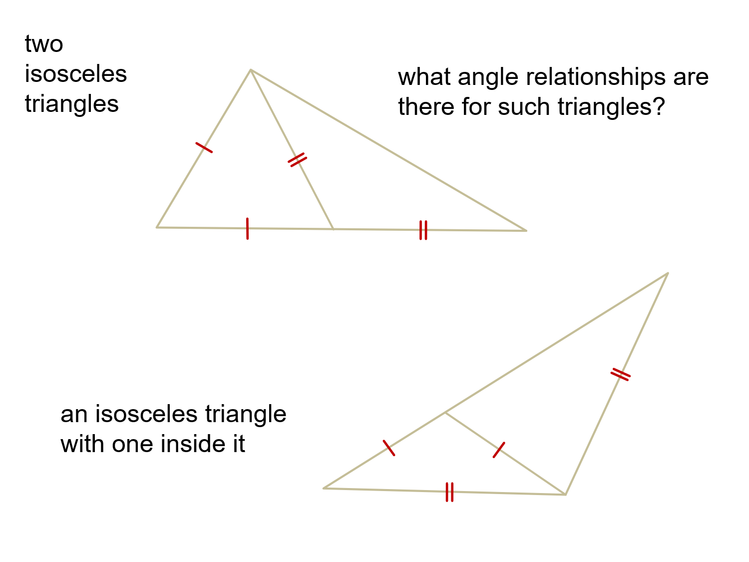 Together two triangles Trapezoid