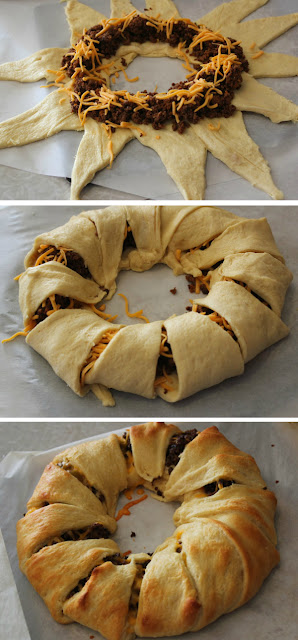 Want an easy idea for entertaining family and friends? This quick taco ring recipe is a hit at parties!