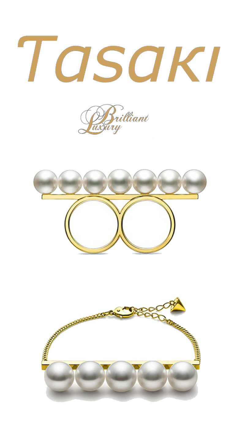 Brilliant Luxury * Balance Luxe Double Finger Ring & Bracelet // Tasaki