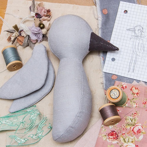 My Owl Barn HandStitched Dolls Made With Linen, Cotton and Vintage Finds