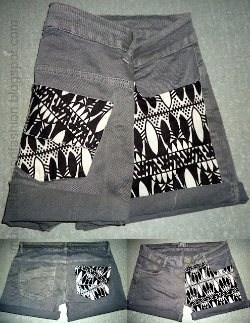 Deconstructed Tribal Shorts | Clever Sewing Projects To Upcycle Fabric Scraps