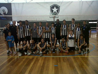 Botafogo Campeão do Torneio Início Infantil Masculino de Voleibol de 2013