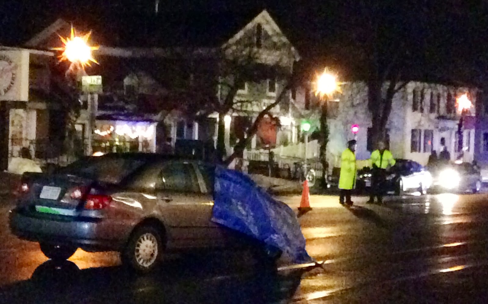 Only in The Republic of Amherst Car vs Pedestrian Accident Town Center