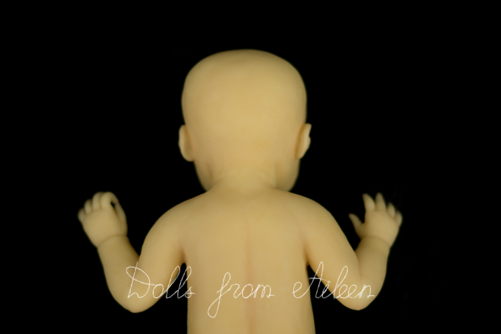 OOAK Hand Sculpted Baby's Back