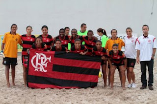 Flamengo Campeão da Taça Guanabara Feminina de Beach Soccer de 2013