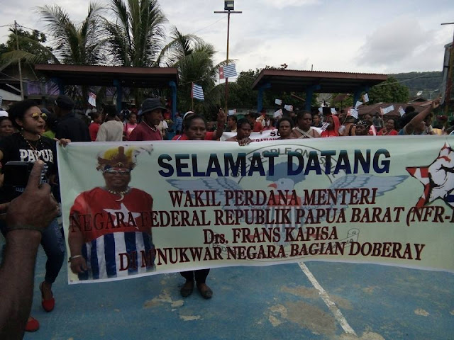 Polisi Nasional Papua Kawal Kunjungan Wakil Perdana Menteri di Negara Bagian Doberay
