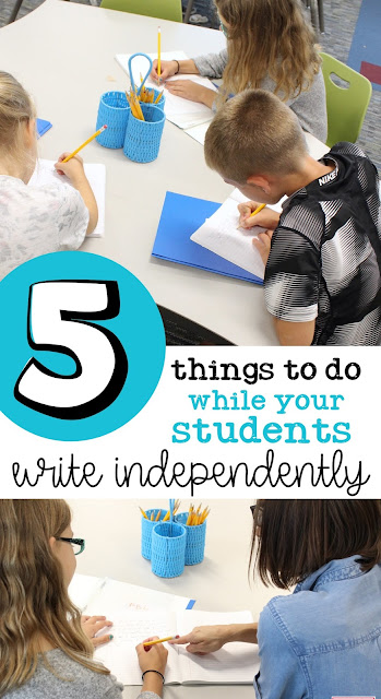 When your students are writing, how can you make the most of your time? Here are five ideas to impact your student writers.