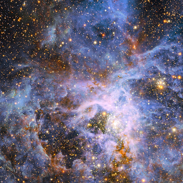 New ESO Image of Star-Forming Region R 136 in the LMC