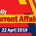 Kerala PSC Daily Malayalam Current Affairs 22 Apr 2019