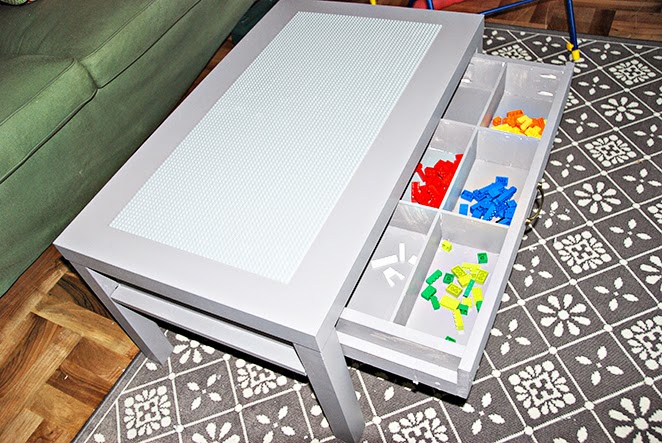 IKEA HACK: Стол для игры в ЛЕГО из журнального стола ЛАКК своими руками