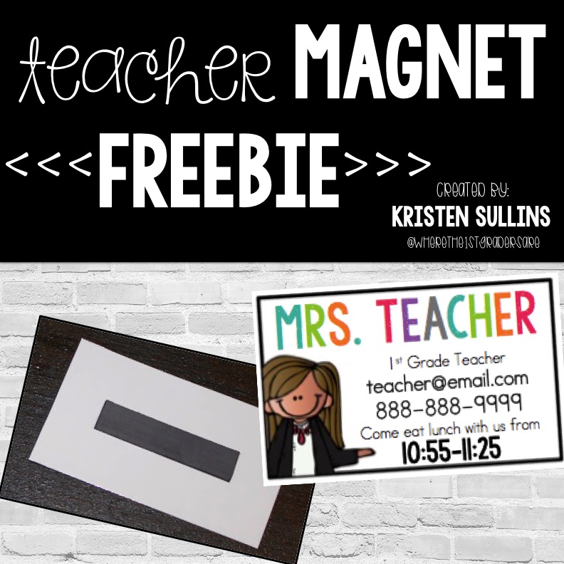 DIY Meet the Teacher Where the First Graders Are