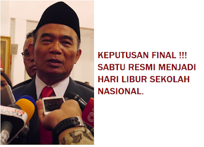 Hasil gambar untuk sekolah lima hari, sabtu minggu libur