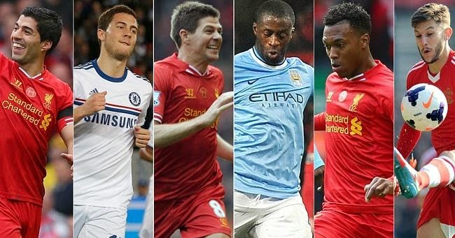 Daftar 11 Pemain Terbaik Liga Inggris 2013-2014 ...