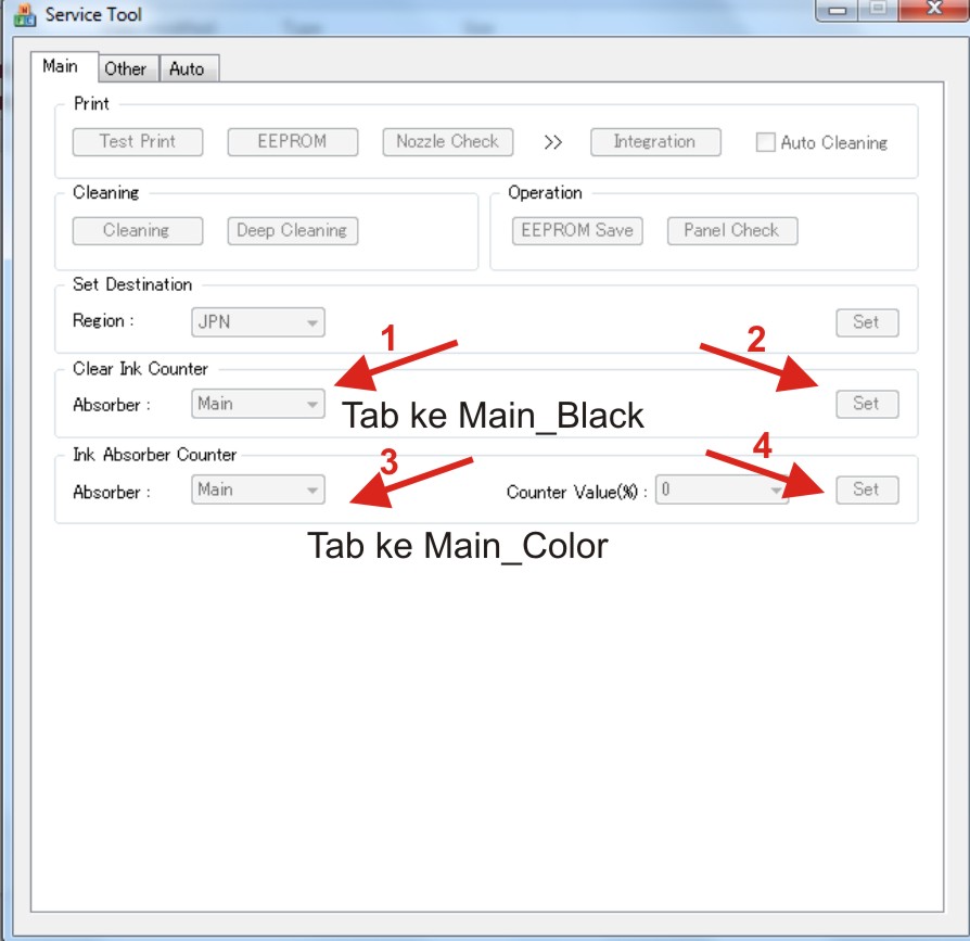 CARA MEMPERBAIKI ERROR P07 CANON E500