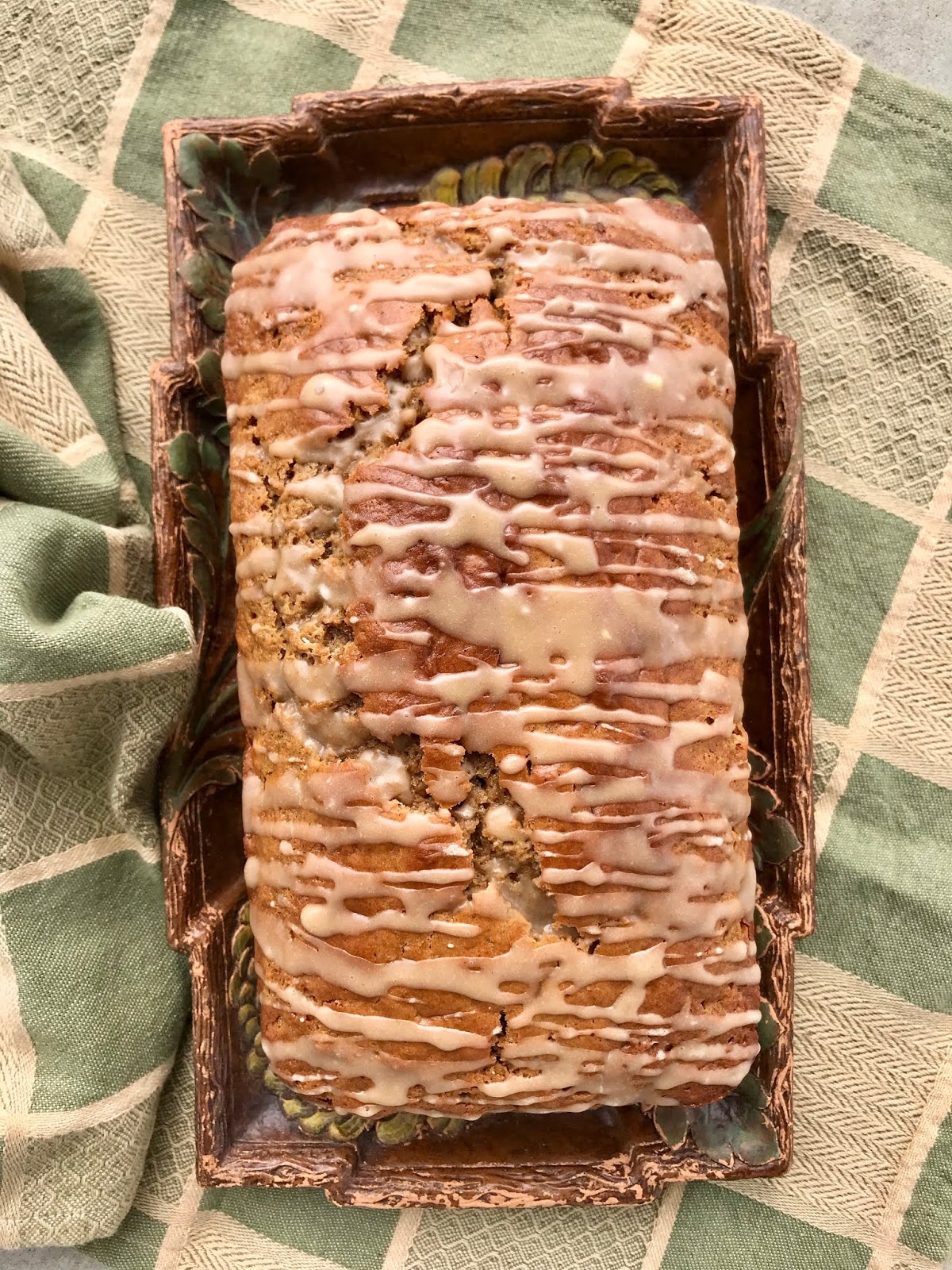 Savory Moments Glazed cinnamon maple syrup bread