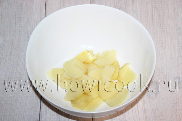 рецепт постного картофельного салата с пошаговыми фото