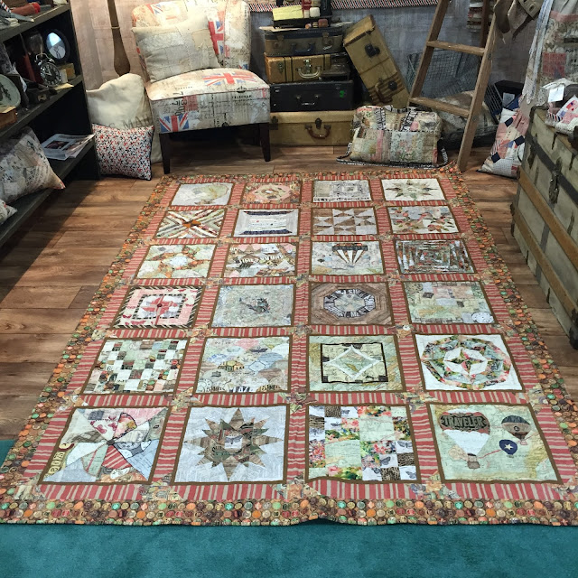 Huntspatch Quilts Tim Holtz Creative Journey Quilt