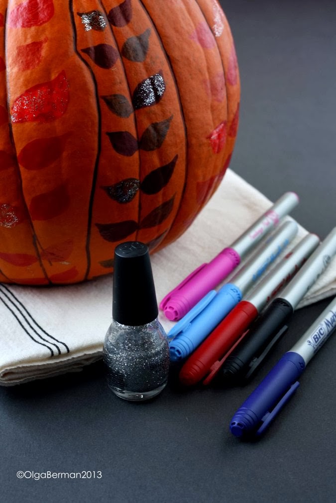 Mango & Tomato Fun Idea for Pumpkin Decorating Permanent Markers