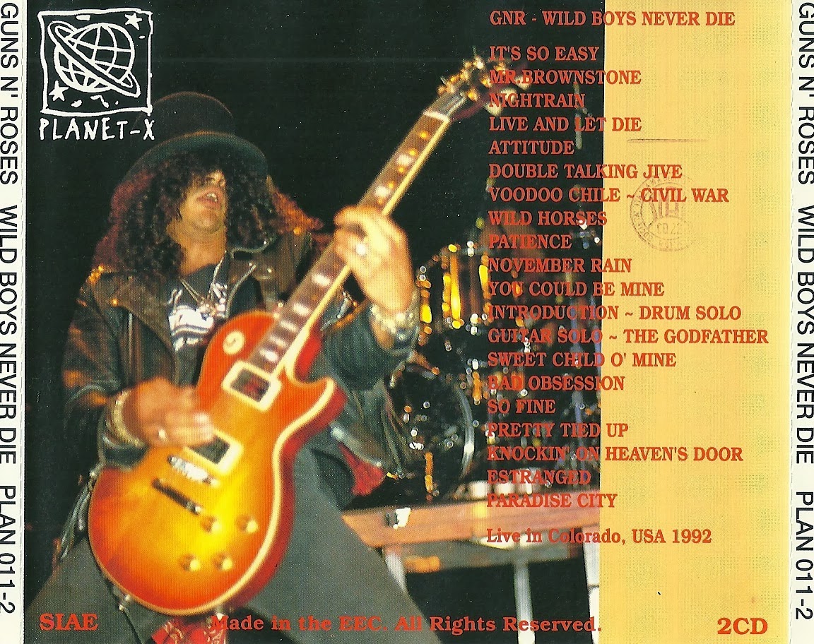 T.U.B.E.: Guns N' Roses - 1992-04-06 - Oklahoma City, OK (SBD/FLAC)