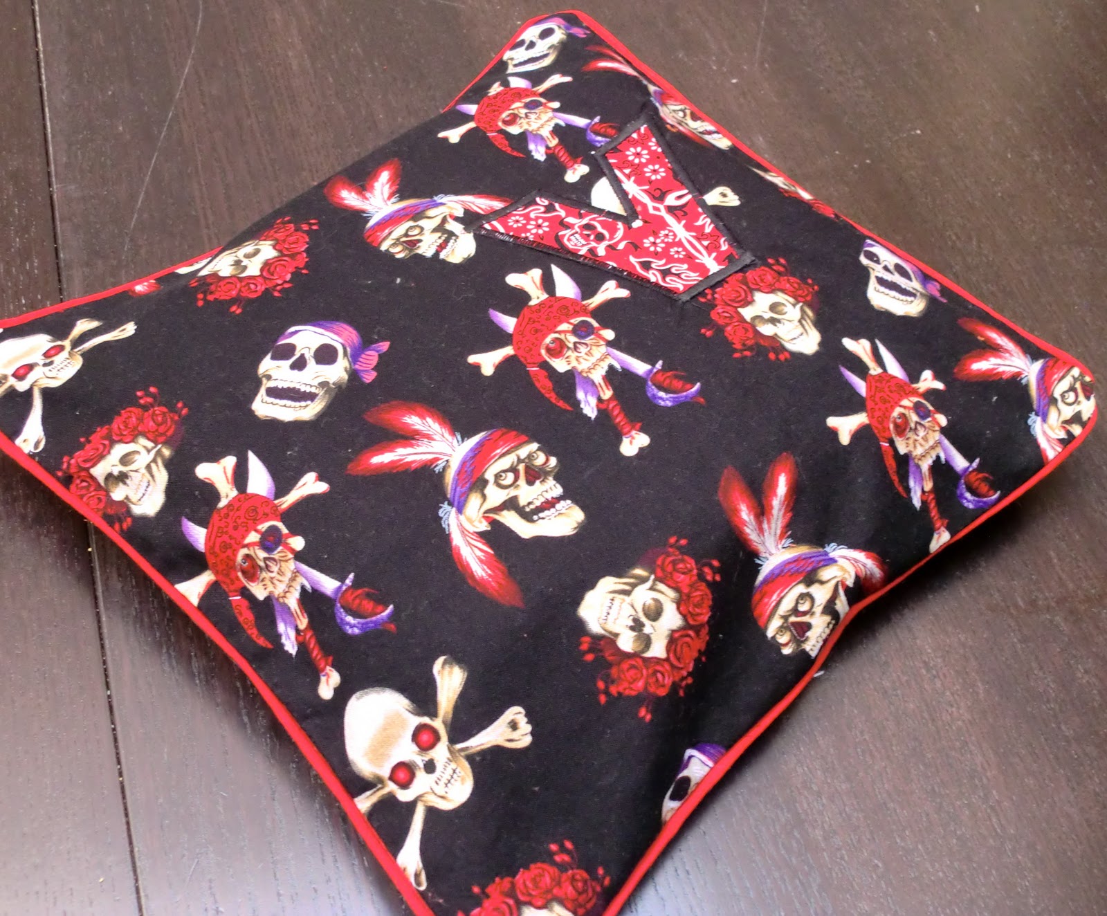 macaroni & cheese Sewing Appliqued Pajama Bag and Pajamas