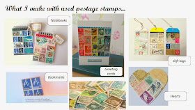 Using postage stamps in crafts... by Pink Flamingo Handcrafting