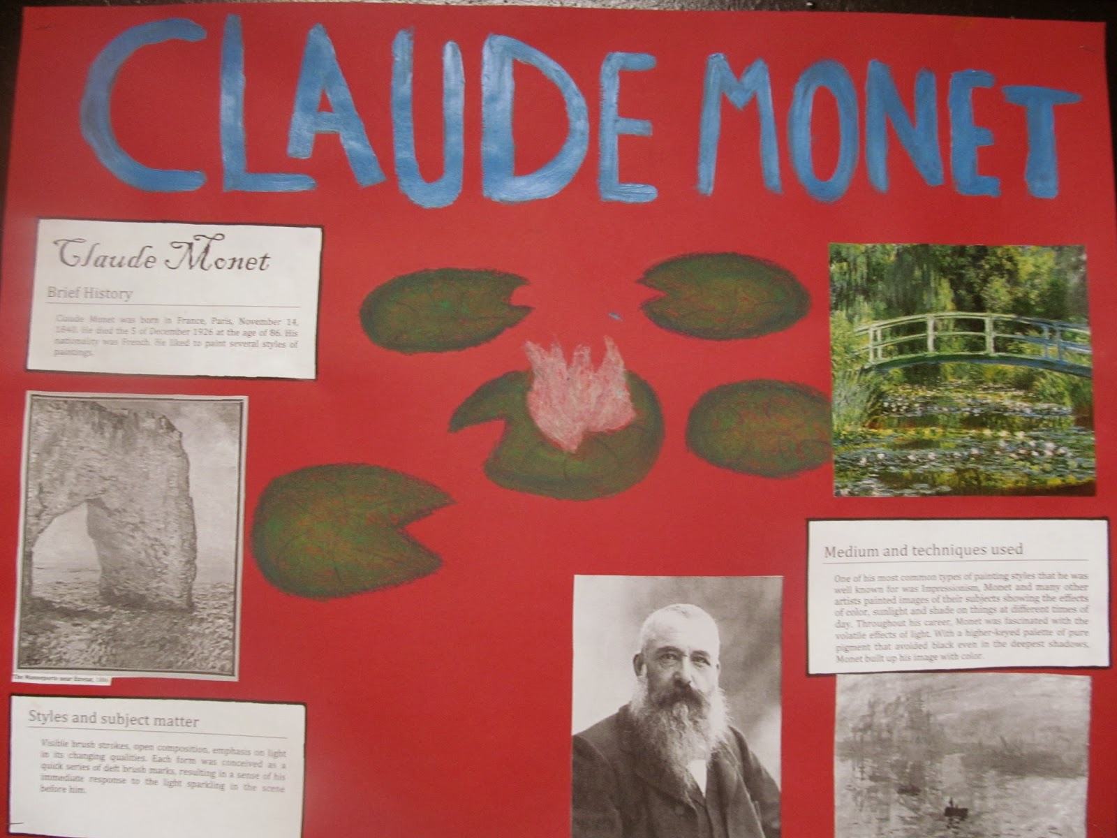 Ms. Eaton's Phileonia Artonian Art History Research Posters 20132014