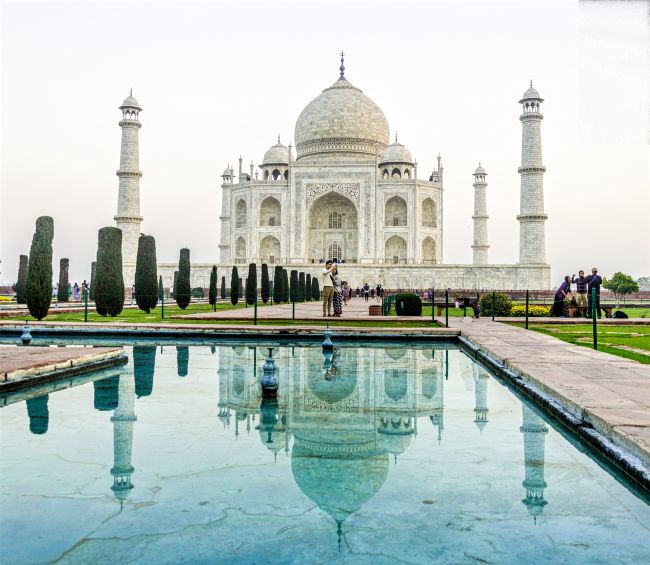 Reflection shots of The Taj Mahal Reflection shots of The Taj Mahal