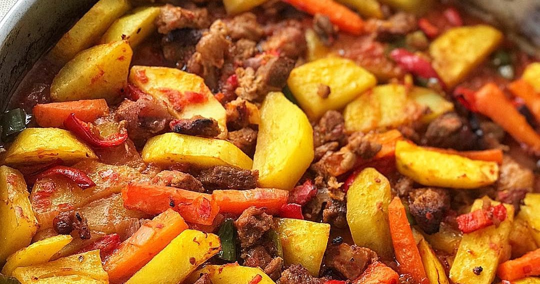 Fırında Etli Patates Türlü Lezzetli Sunumlar