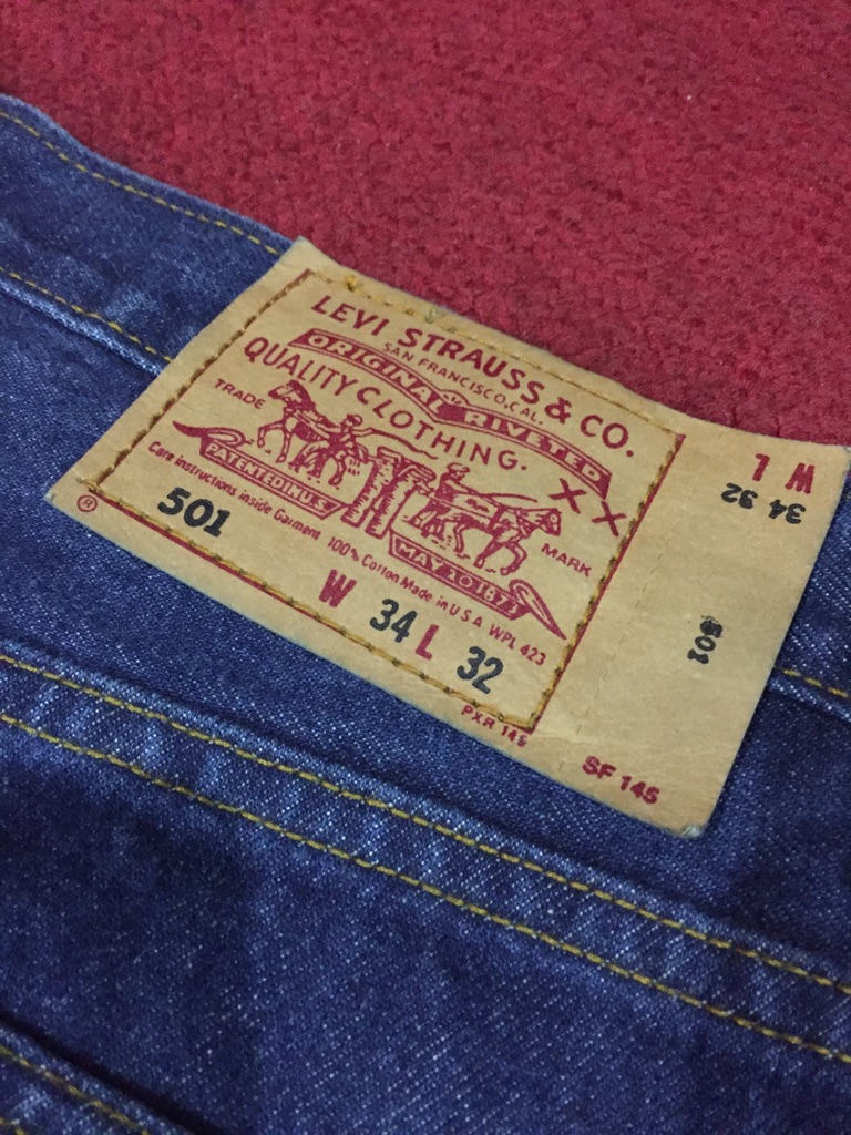 ONE‐UP‐STYLE: Levi's 501 made in usa.