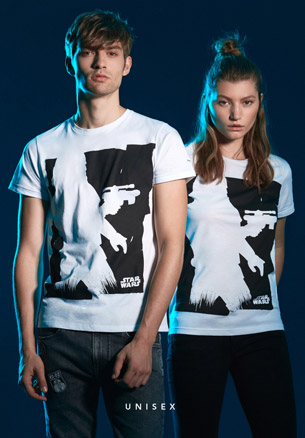 Camisetas blancas Star Wars Pepe Jeans London Pepe Jeans London Star Wars camisetas blancas