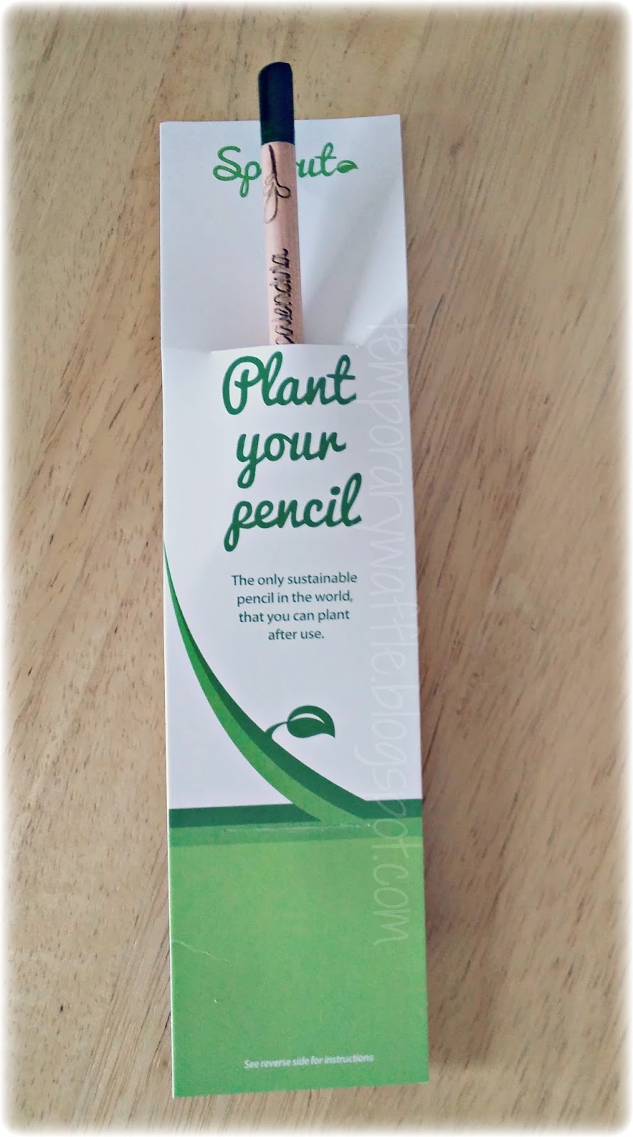 Temporary Waffle Sprout Pencil A Pencil You Can Plant!