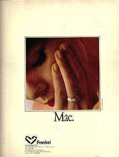 Anúncio jóias Frankel - 1979 propaganda jóias Frankel - 1979. moda anos 70; propaganda anos 70; história da década de 70; reclames anos 70; brazil in the 70s; Oswaldo Hernandez