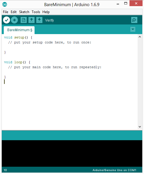 Bare Minimum code needed ~ Arduino Tutorial