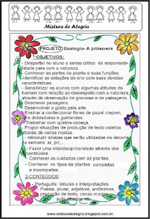 Projeto meio ambiente e primavera Projeto meio ambiente e primavera