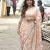 Vidya Balan Long Hair In Pink Saree At Movie Promotions