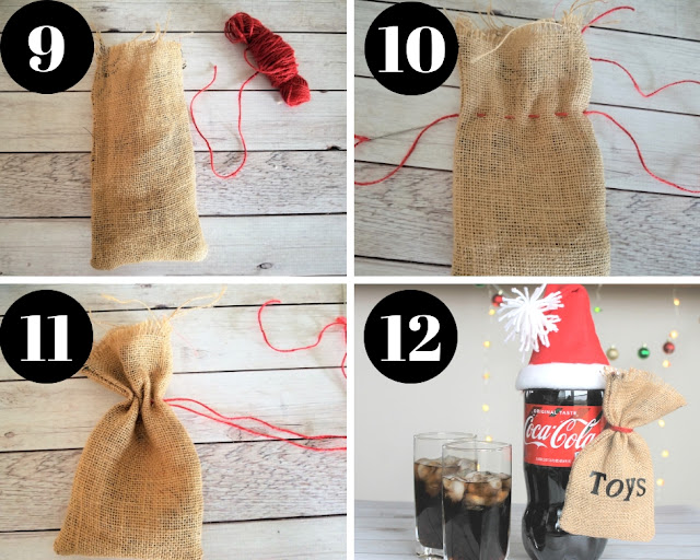 how to make santa claus with bottle