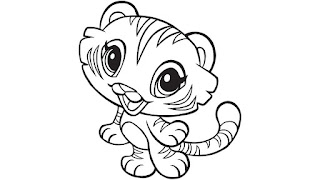 Cute Tiger Coloring Pages Cute Tiger Coloring Pages